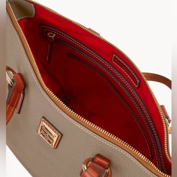Like new! Barely used Dooney & Bourke Tote bag. Color: Dark Taupe. - Picture 2 of 7